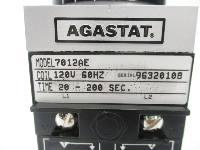 AGASTAT 7012AE 120V 20-200 SEC NSMP