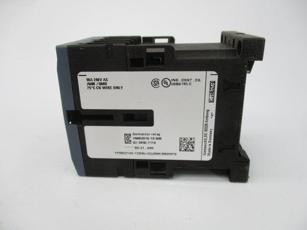 SIEMENS 3RH2140-1SB40 21-44VDC NSNP