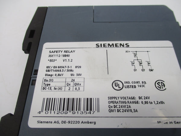 SIEMENS 3SK1112-1BB40 24VDC NSNP