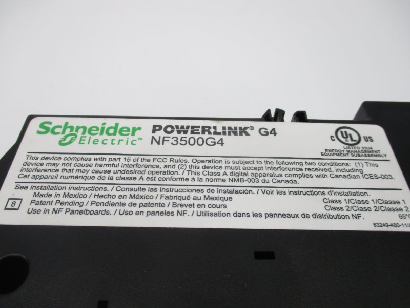 SCHNEIDER ELECTRIC NF3500G4 F/W 1.10 NSNP