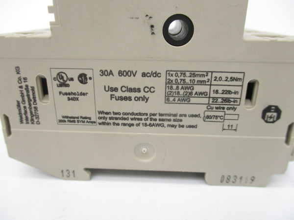 WEIDMULLER WSI25/3CC 1966030000 600V 30A NSNP