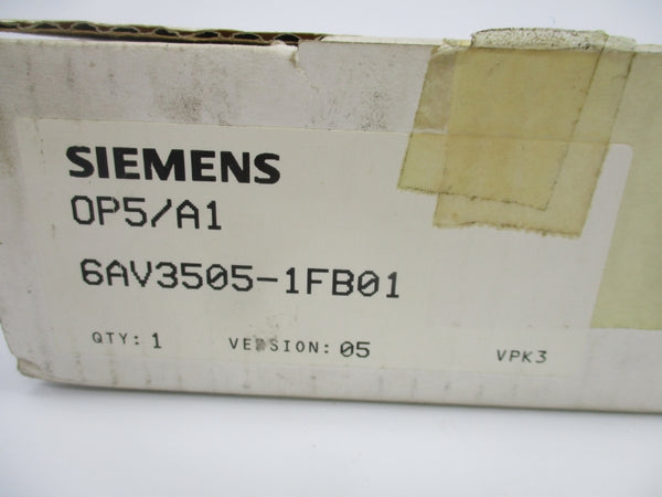 SIEMENS 6AV3505-1FB01 NSMP