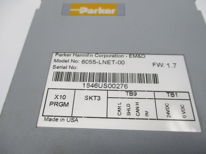 PARKER 6055-LNET-00 F/W 1.7 NSMP