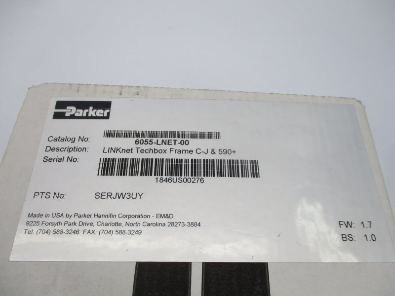 PARKER 6055-LNET-00 F/W 1.7 NSMP