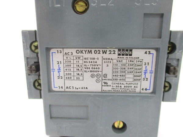 KONE OKYM 02W22 110/120V NSMP
