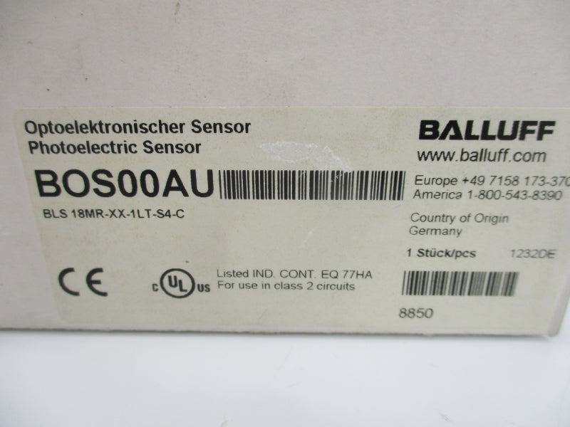 BALLUFF BOS00AU BLS 18MR-XX-1LT-S4-C 10-30VDC NSMP
