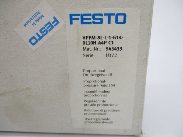 FESTO VPPM-8L-L-1-G14-0L10H-A4P-C1 543433 24V NSMP
