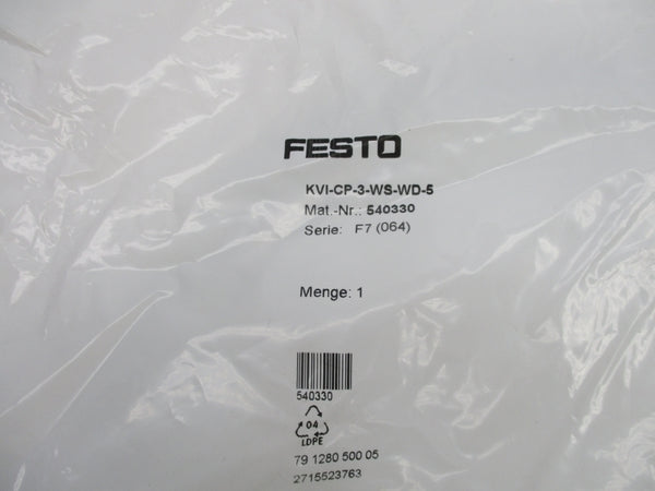 FESTO KVI-CP-3-WS-WD-5 540330 NSMP