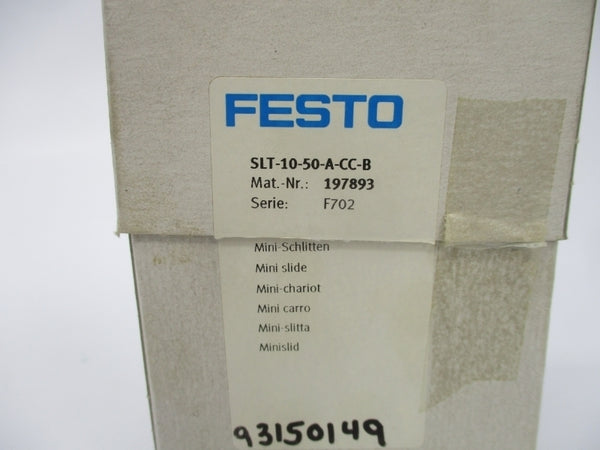 FESTO SLT-10-50-A-CC-B 197893 NSMP