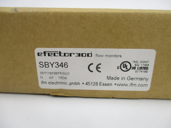 IFM EFECTOR SBY346 SBY11BF0BPKG/US 24VDC NSMP
