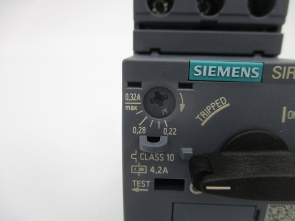 SIEMENS 3RV2011-0DA10 600V 0.22-0.32A NSMP