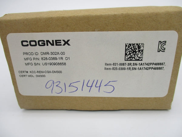COGNEX DMR-302X-00 828-0369-1R D1 (AS PICTURED) NSMP