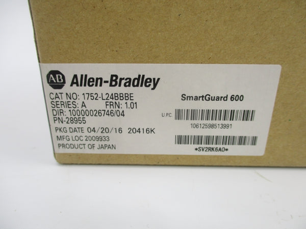 ALLEN BRADLEY 1752-L24BBBE SER. A 24VDC 4A F/W 1.01 NSMP