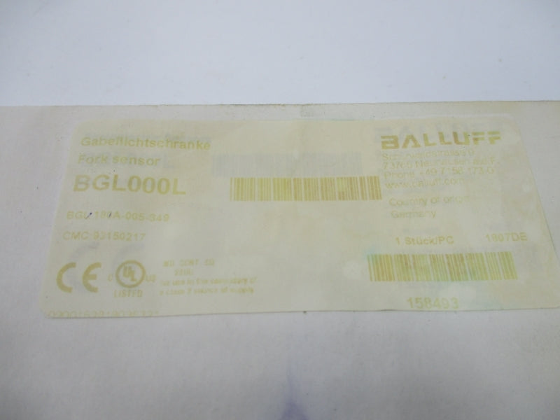 BALLUFF BGL000L BGL 180A-005-S49 10-30VDC NSMP