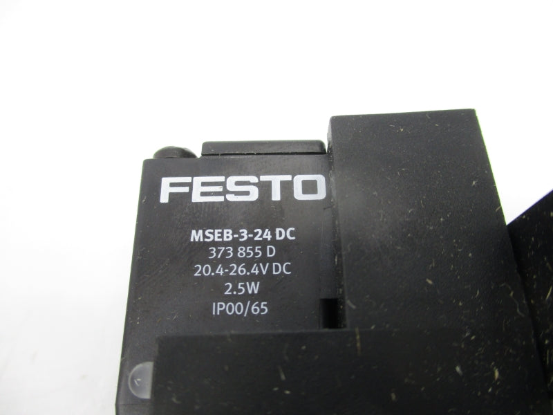 FESTO MEBH-5/3E-D-1-ZSR-C 184497 20.4-26.4VDC 45-145PSI NSMP