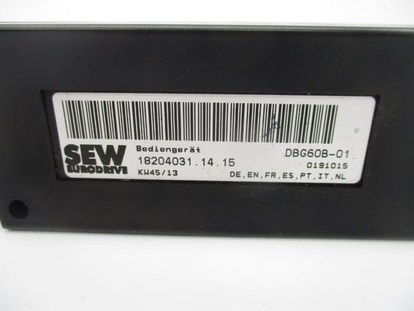 SEW EURODRIVE DBG60B-01 18204031.14.15 NSMP