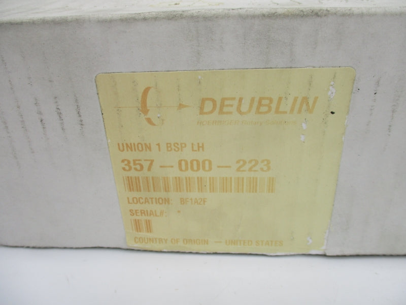 DEUBLIN 357-000-223 1" NSMP