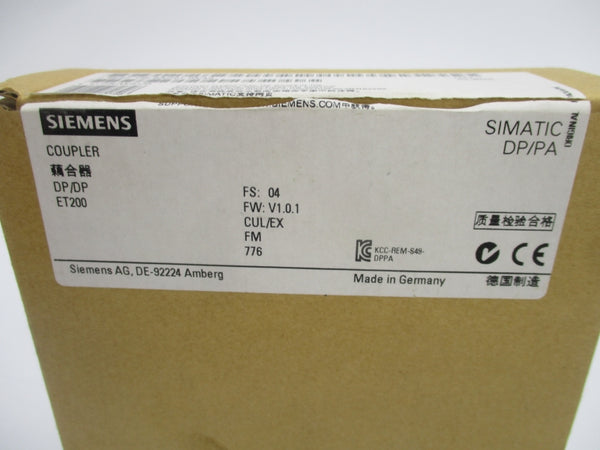 SIEMENS 6ES7 158-0AD01-0XA0 F/W 1.0.1 NSMP