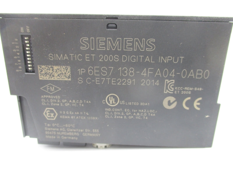 SIEMENS 6ES7 138-4FA04-0AB0 24VDC NSMP