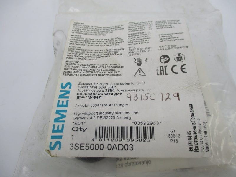 SIEMENS 3SE5000-0AD03 NSMP