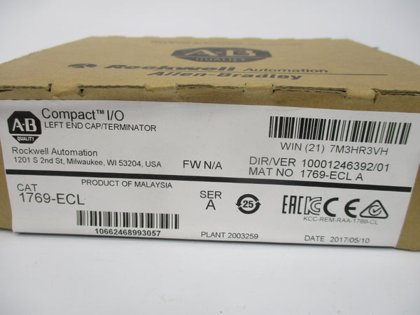 ALLEN BRADLEY 1769-ECL SER. A DATE: 2017 NSFS