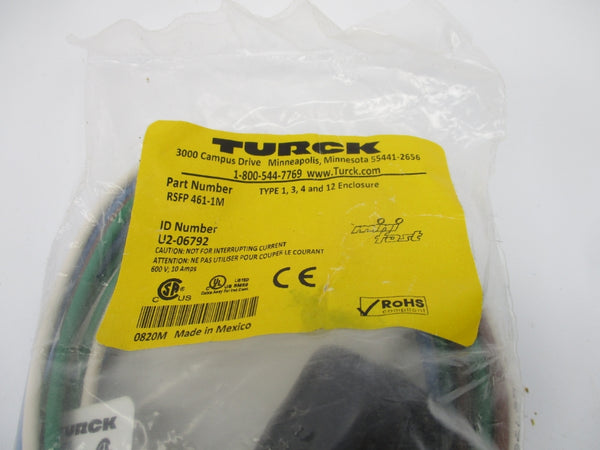 TURCK RSFP461-1M U2-06792 600V 10A NSMP