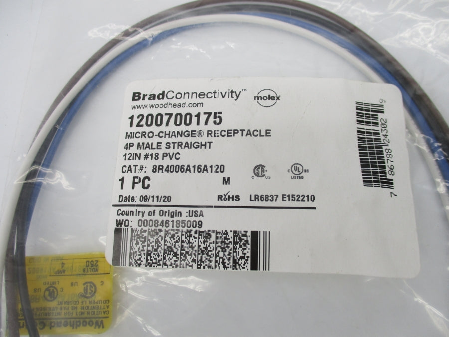 DANIEL WOODHEAD 8R4006A16A120 1200700175 NSMP