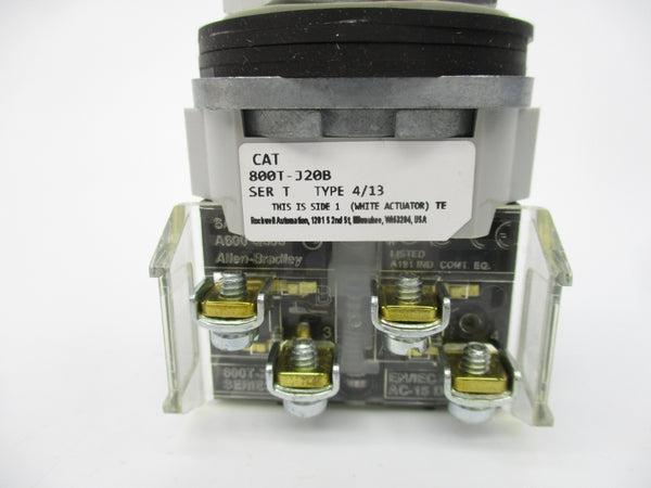 ALLEN BRADLEY 800T-J20B SER. T (WH) NSMP