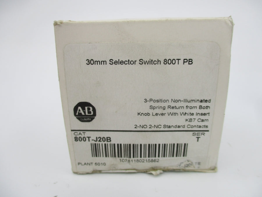 ALLEN BRADLEY 800T-J20B SER. T (WH) NSMP