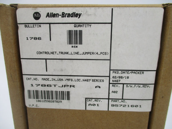 ALLEN BRADLEY 1786-TJPR SER. A DATE:2018 REV. A02 NSFS