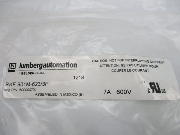 LUMBERG AUTOMATION RKF 901M-623/3F 500000701 600V 7A NSMP