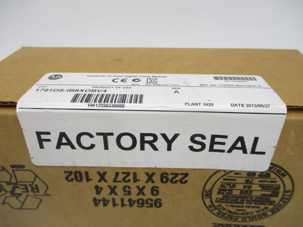 ALLEN BRADLEY 1791DS-IB8XOBV4 SER. A DATE: 2013 NSFS