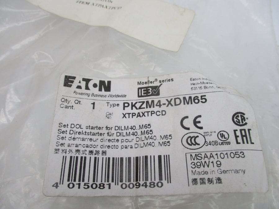 EATON PKZM4-XDM65 NSMP