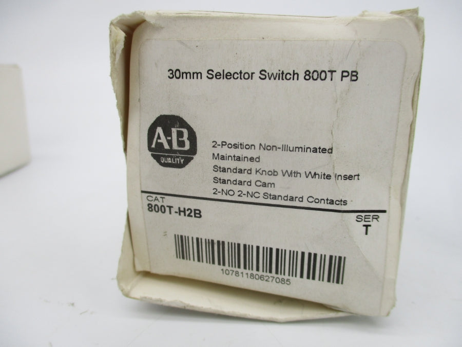 ALLEN BRADLEY 800T-H2B SER. T (WH) (AS PICTURED) NSMP
