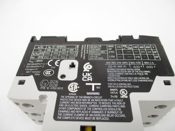 EATON PKZM0-1.6/AK 690V 1.0-1.6A NSMP