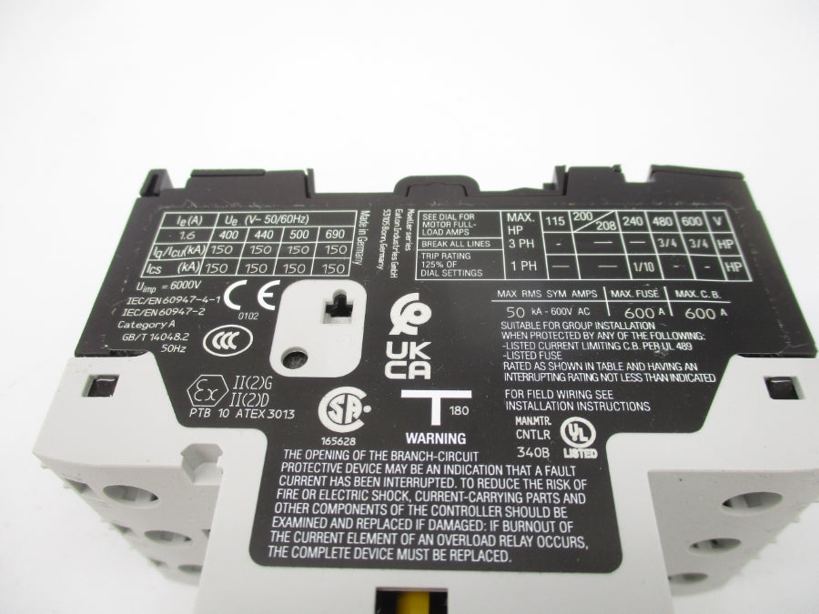 EATON PKZM0-1.6/AK 690V 1.0-1.6A NSMP