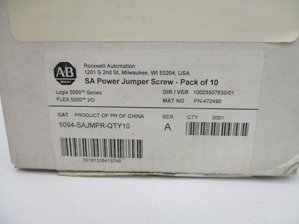 ALLEN BRADLEY 5094-SAJMPR-QTY10 SER. A (PACKAGE OF 10) NSMP
