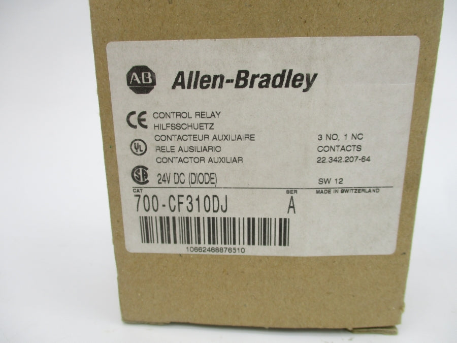 ALLEN BRADLEY 700-CF310DJ SER. A 24VDC 20A (BR/WH) NSMP