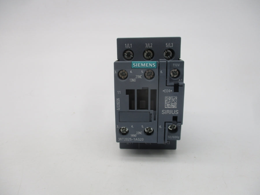 SIEMENS 3RT2025-1AG20 110V NSMP