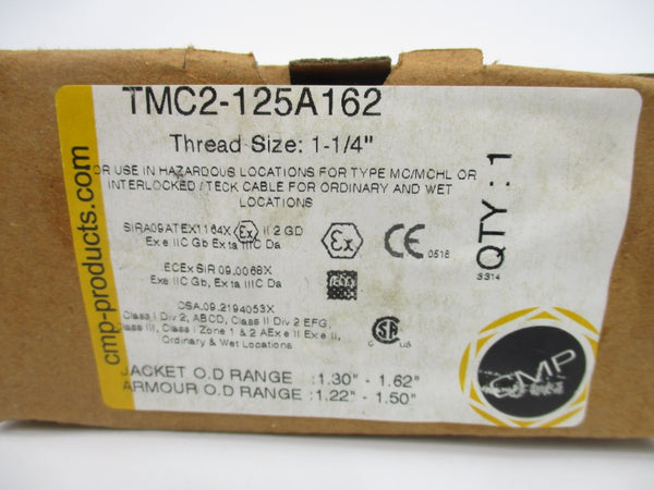 CMP TMC2-125A162 1-1/4" NSMP