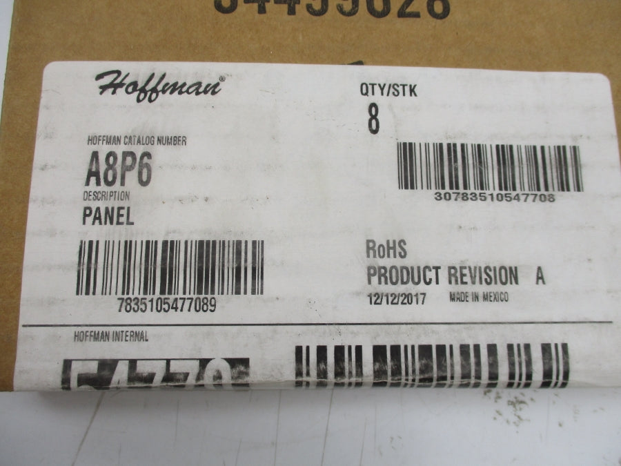 HOFFMAN A8P6 (PACKAGE OF 8) NSMP