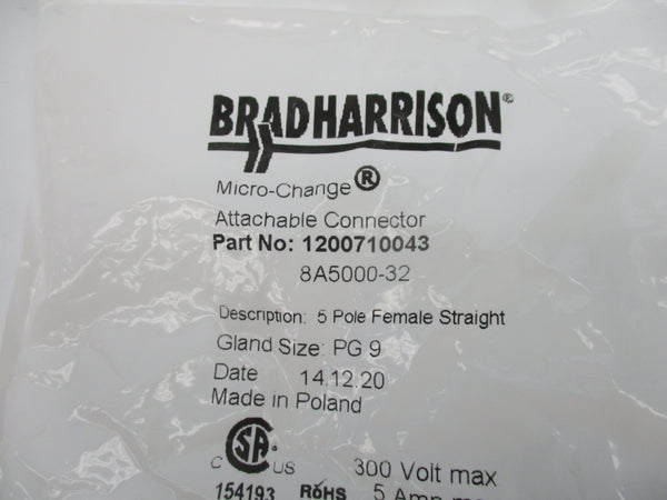 BRAD HARRISON 1200710043 300V 5A NSMP