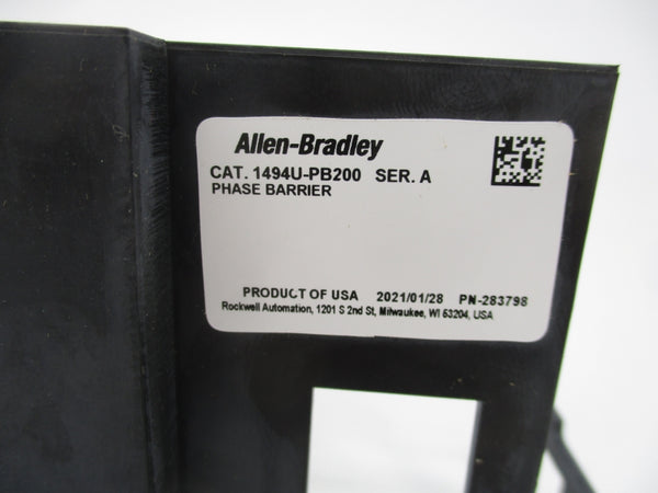 ALLEN BRADLEY 1494U-PB200 SER. A (BR/WH) NSMP