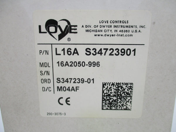 DWYER LOVE CONTROLS L16A S34723901 16A2050-996 100-240VAC NSMP