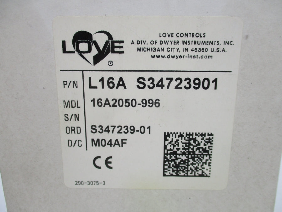 DWYER LOVE CONTROLS L16A S34723901 16A2050-996 100-240VAC NSMP