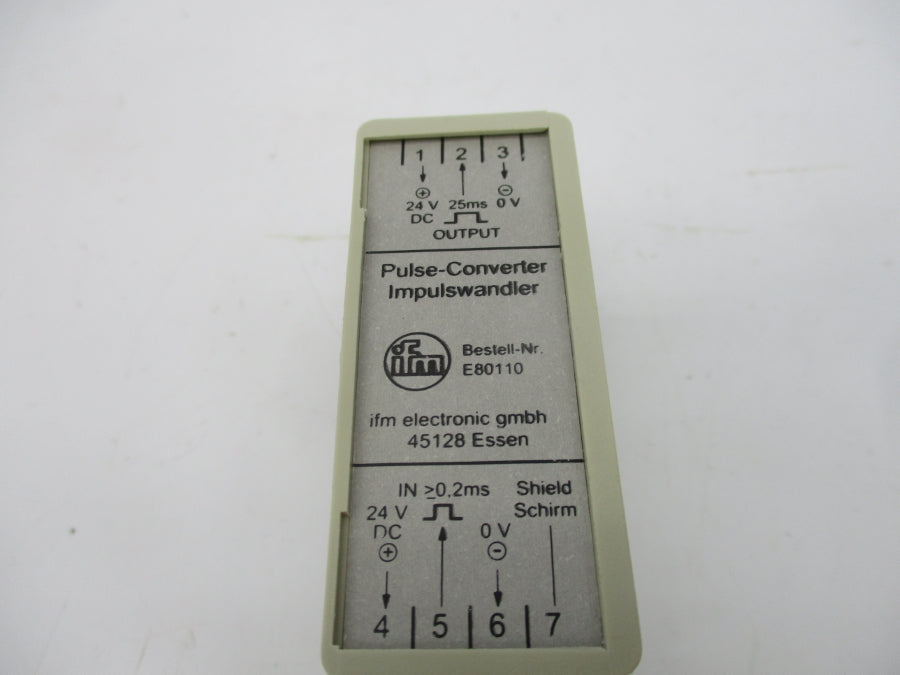 IFM EFECTOR E80110 24VDC NSMP