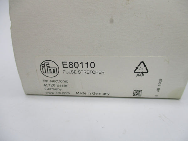IFM EFECTOR E80110 24VDC NSMP