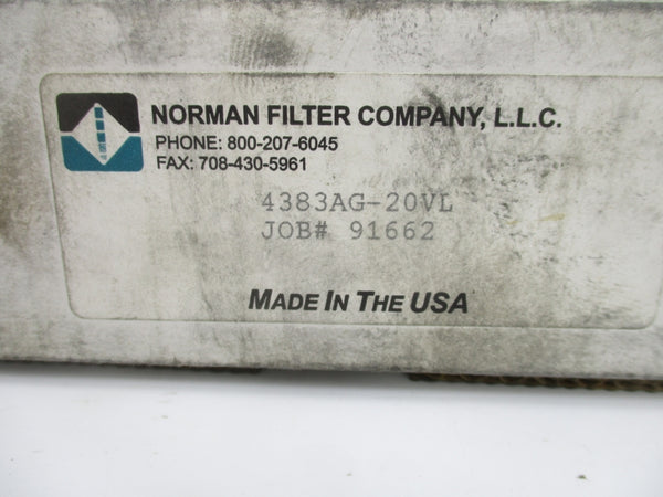 NORMAN FILTER 4383AG-20VL 0-3000PSI NSMP