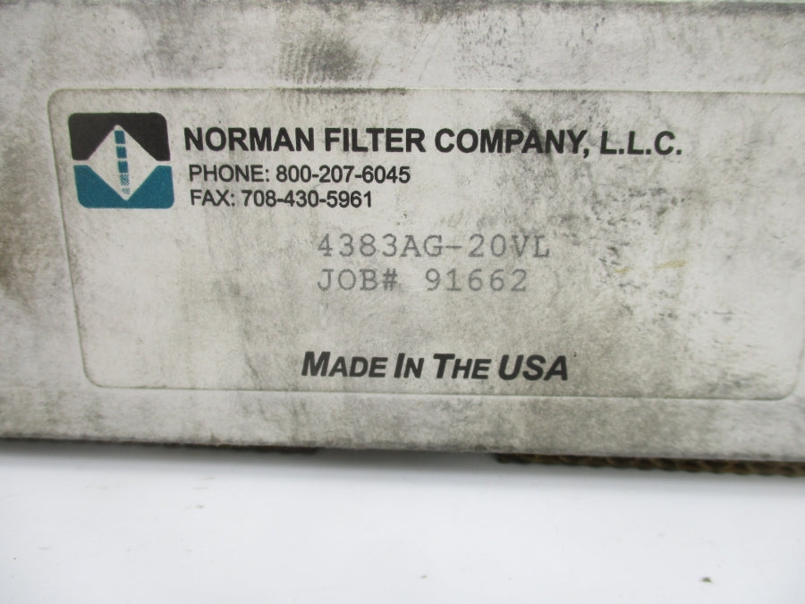 NORMAN FILTER 4383AG-20VL 0-3000PSI NSMP