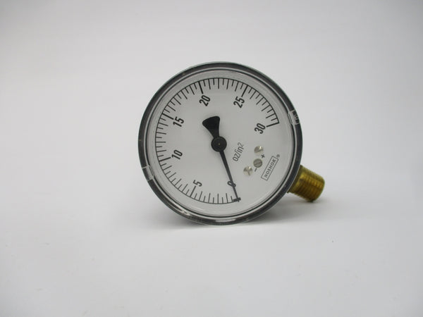 NOSHOK 25-200-30-OZ/IN2 0-30 1/4" NSMP